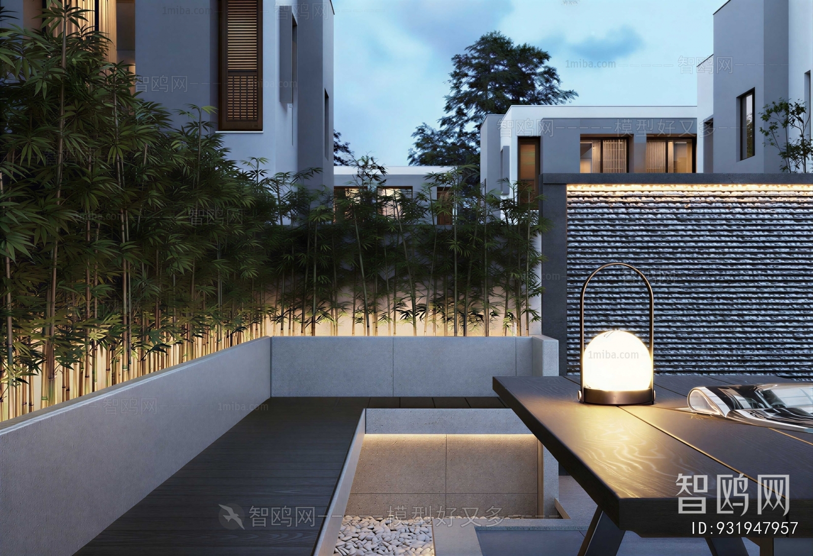 Modern Courtyard/landscape