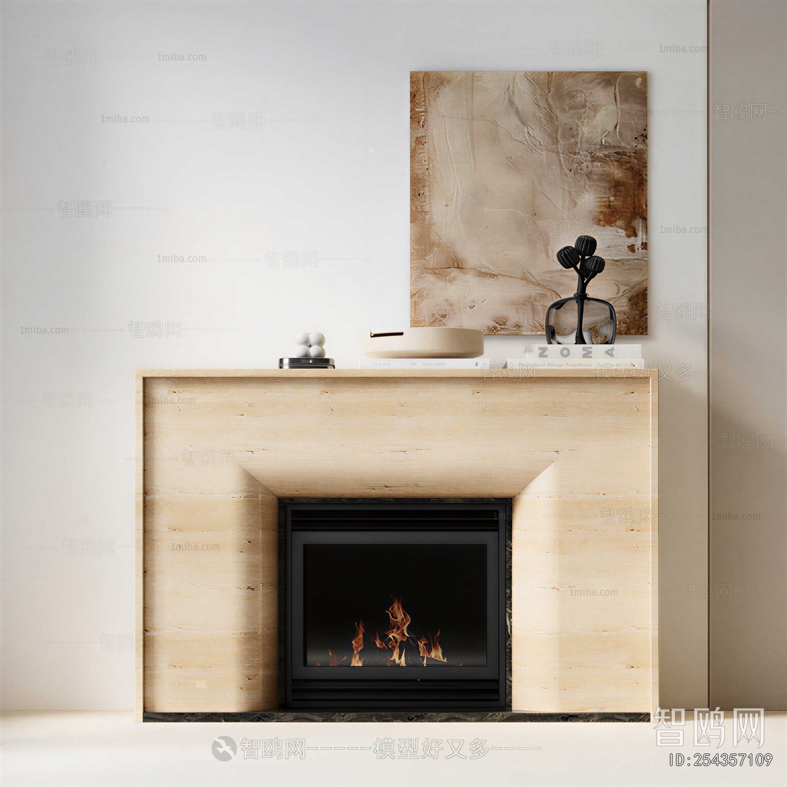 French Style Fireplace