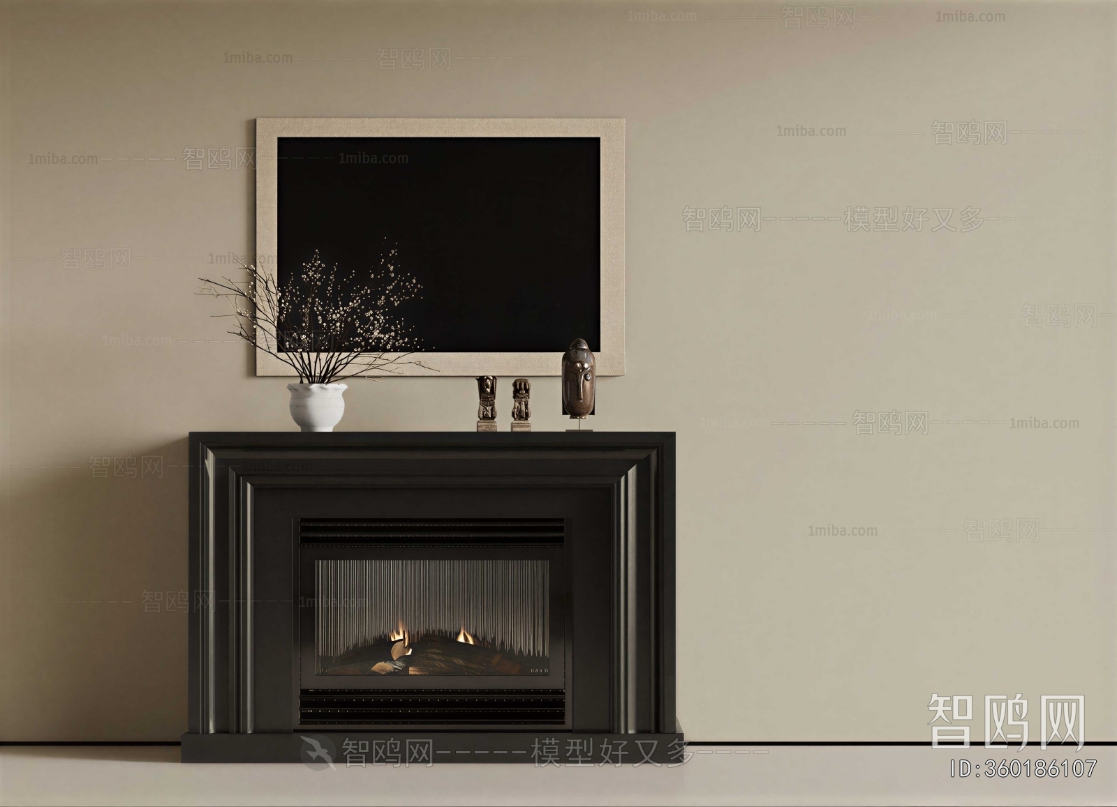 French Style Fireplace