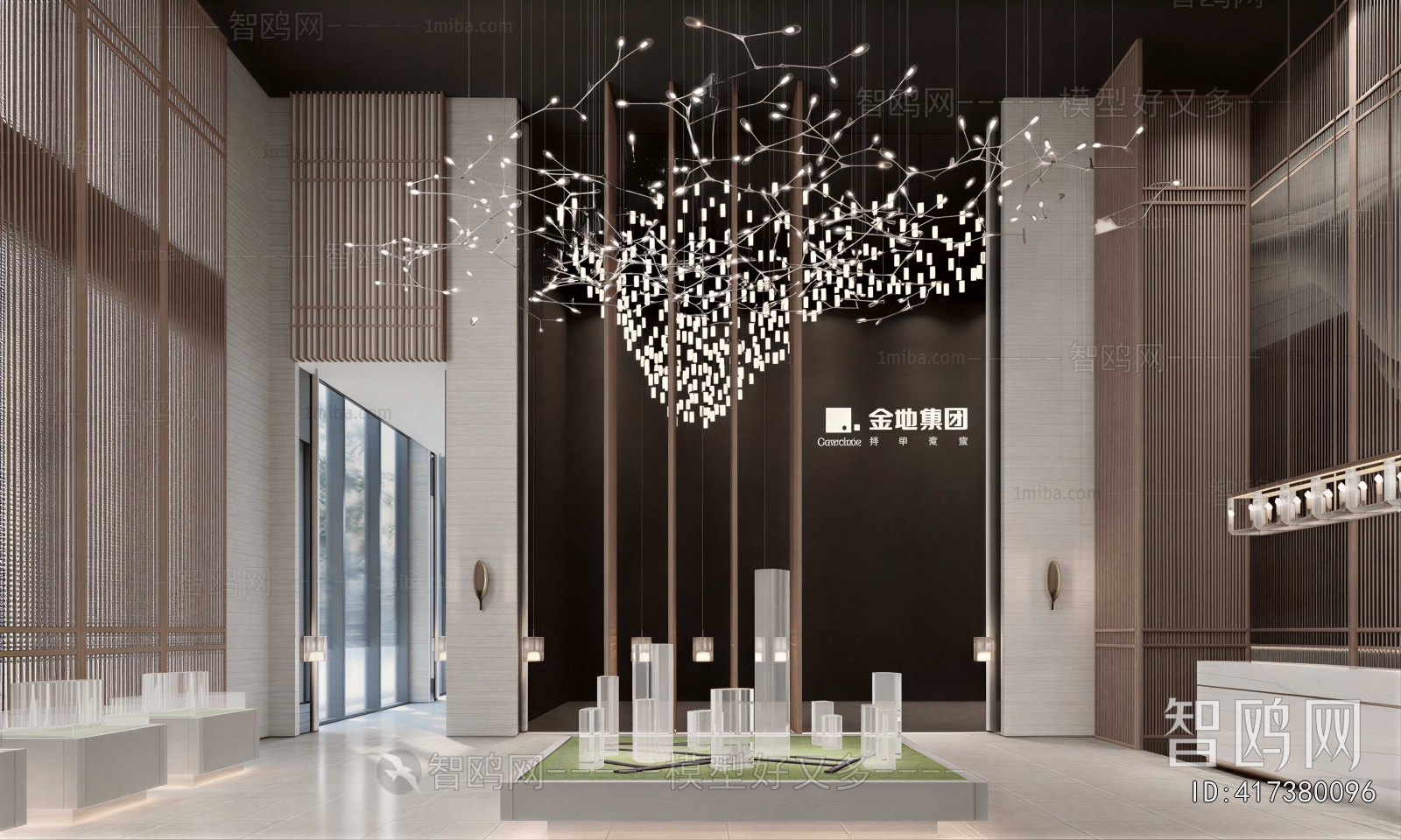New Chinese Style Office Reception Desk