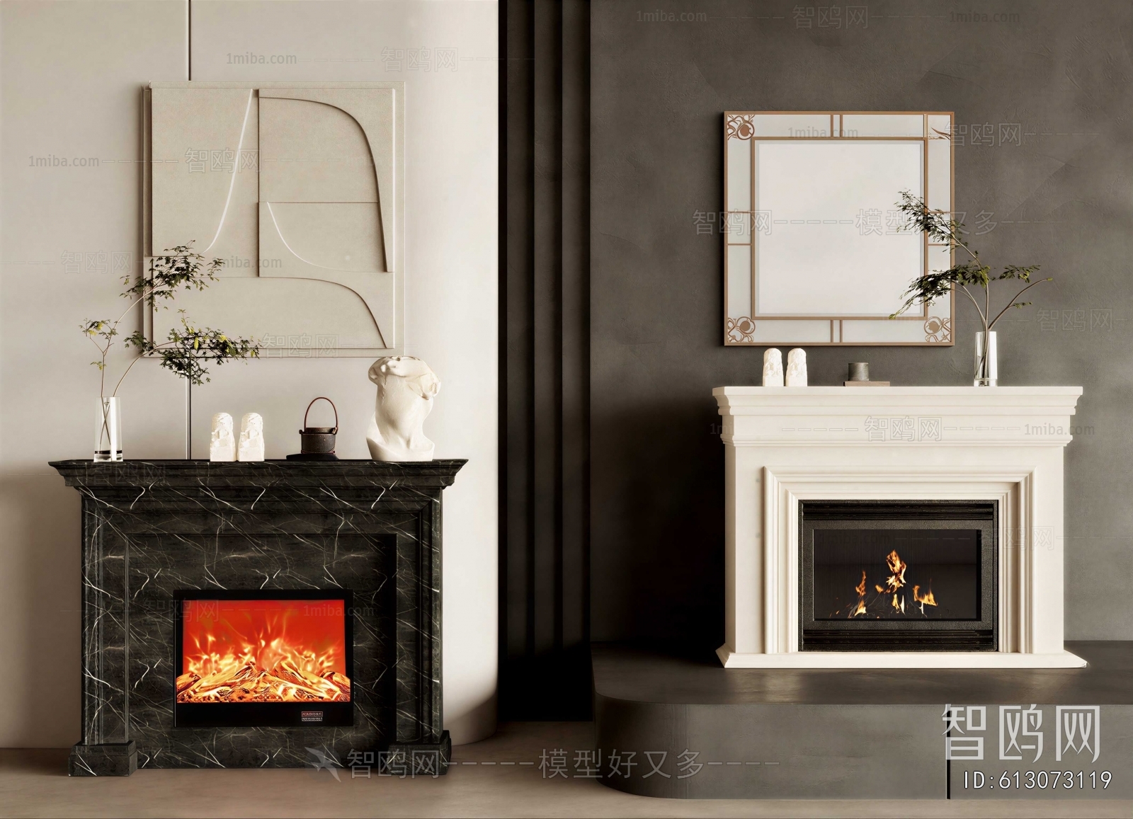 European Style Fireplace