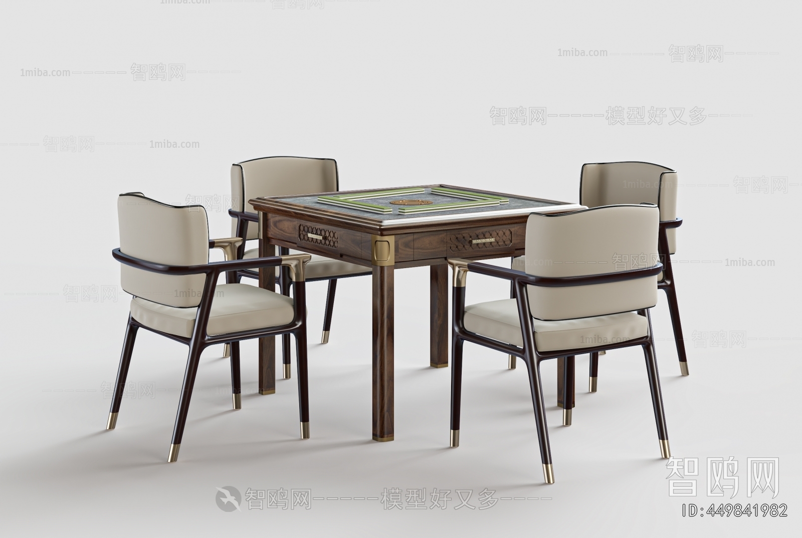 Modern Mahjong Tables And Chairs