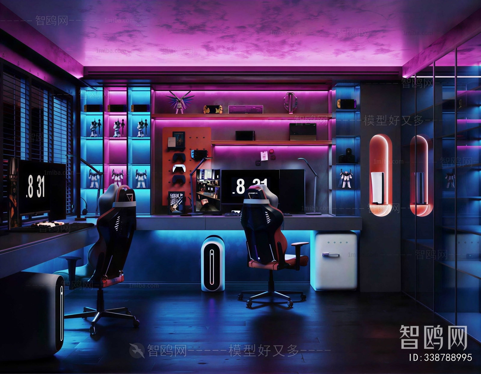 Modern E-sports Room