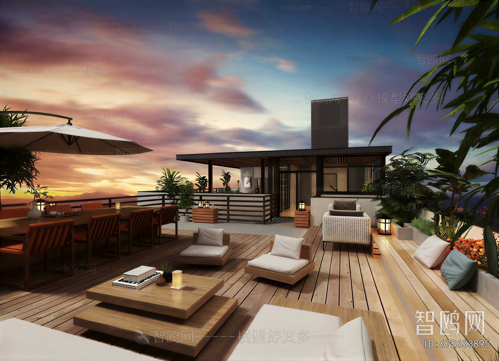 Modern Courtyard/landscape