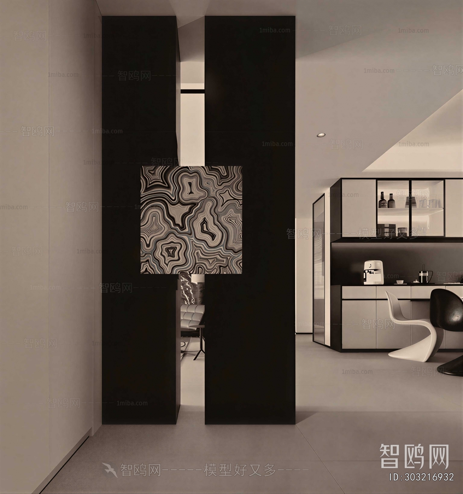 Modern Entrance Cabinet