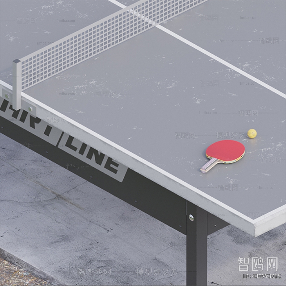 Modern Table-tennis Table