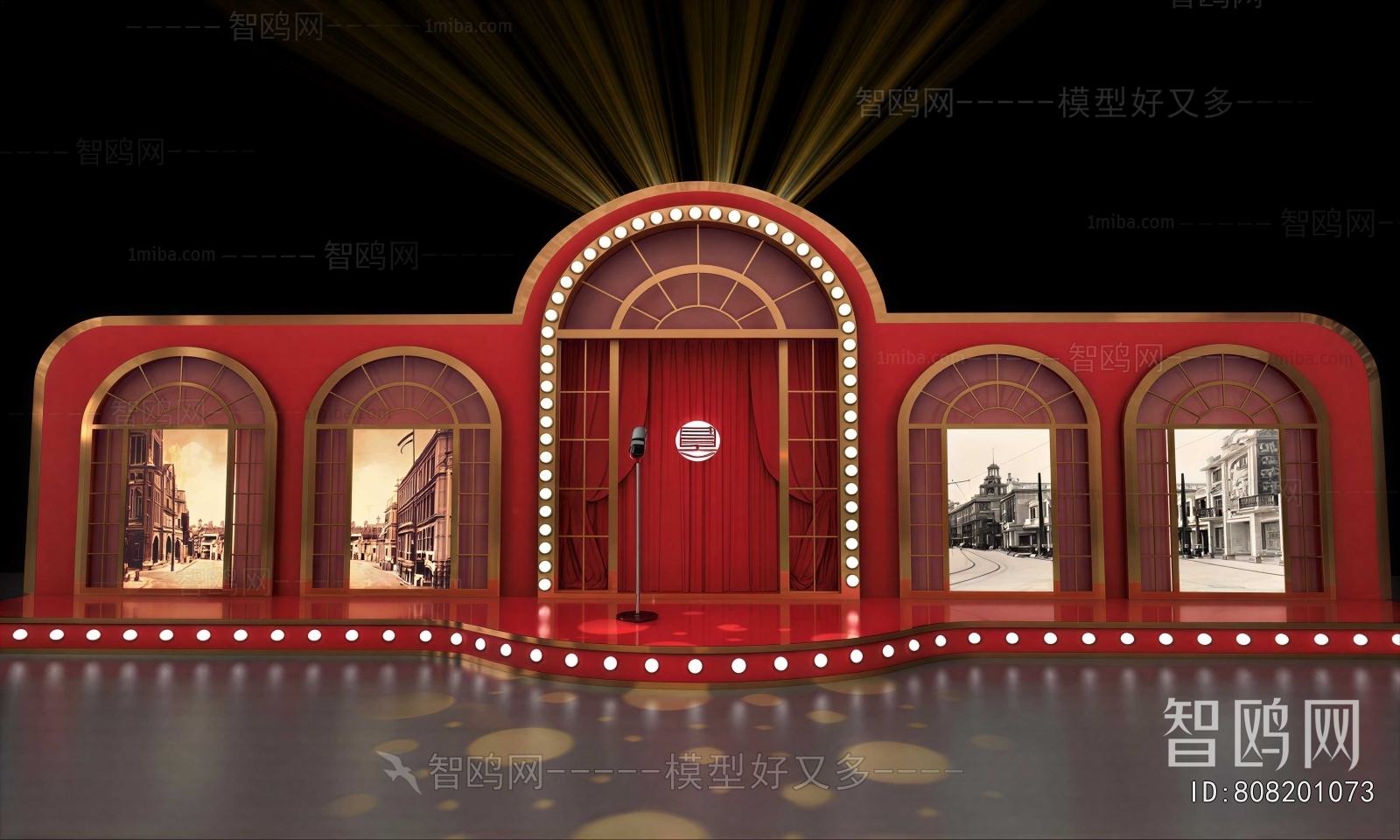 Retro Style Stage Performance
