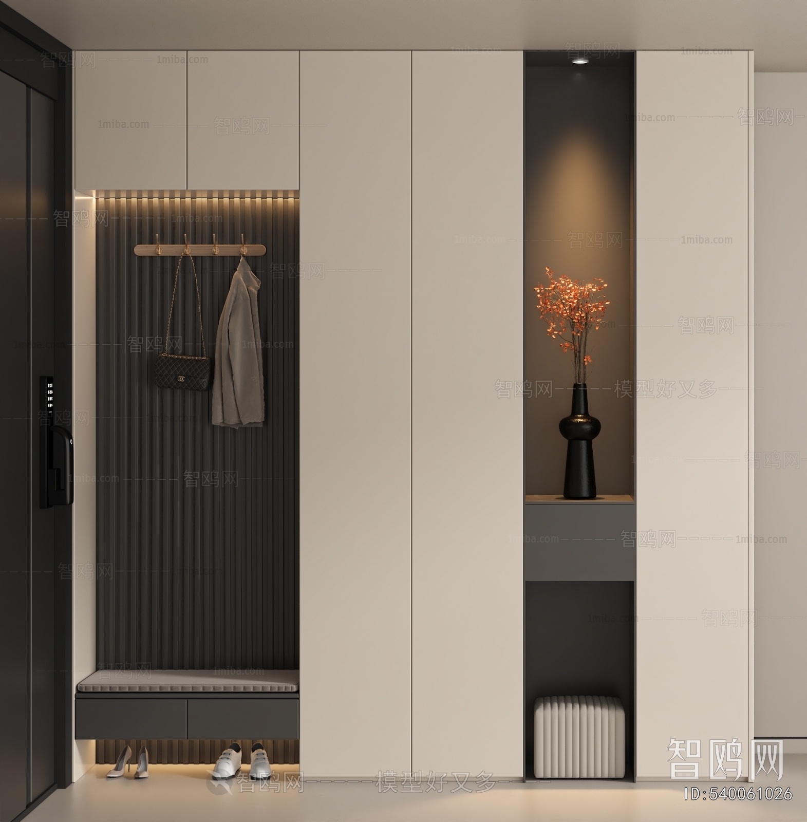 Modern Shoe Cabinet