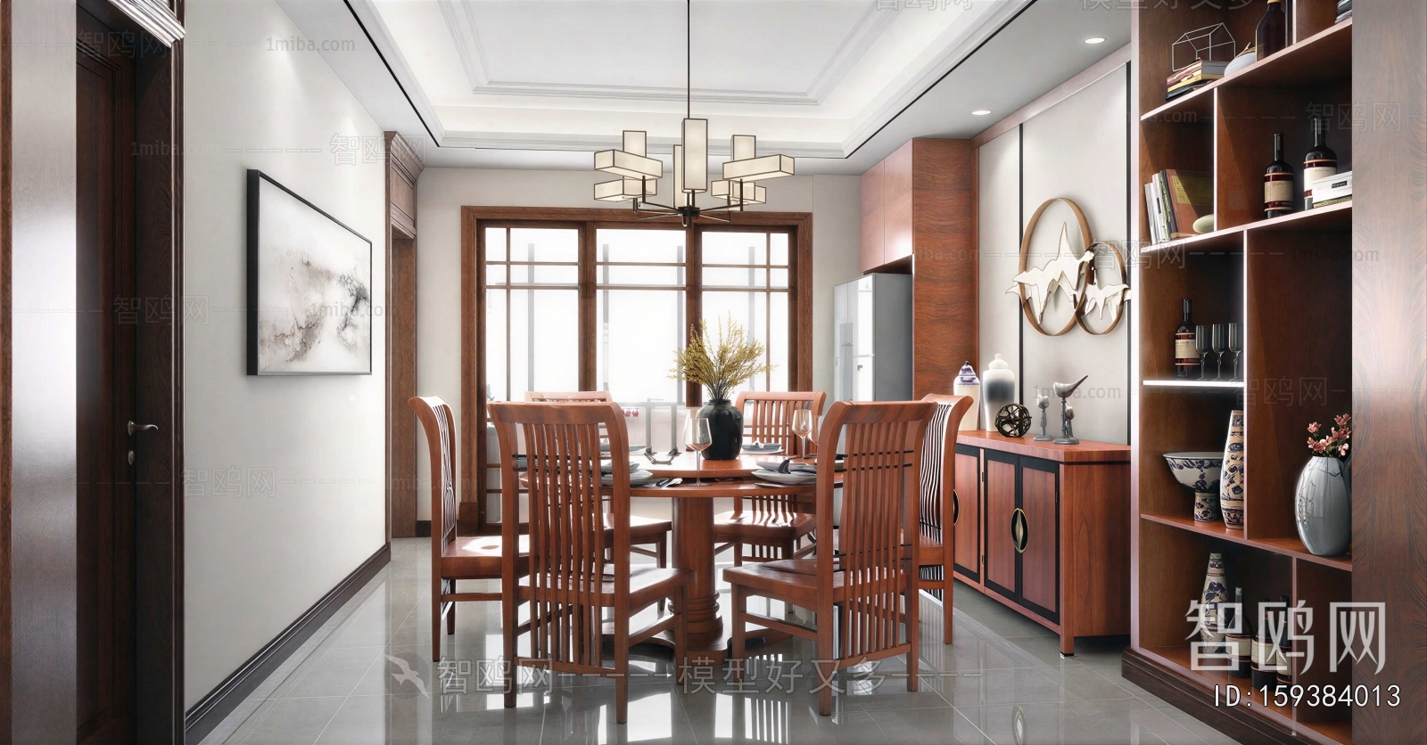Chinese Style Dining Room