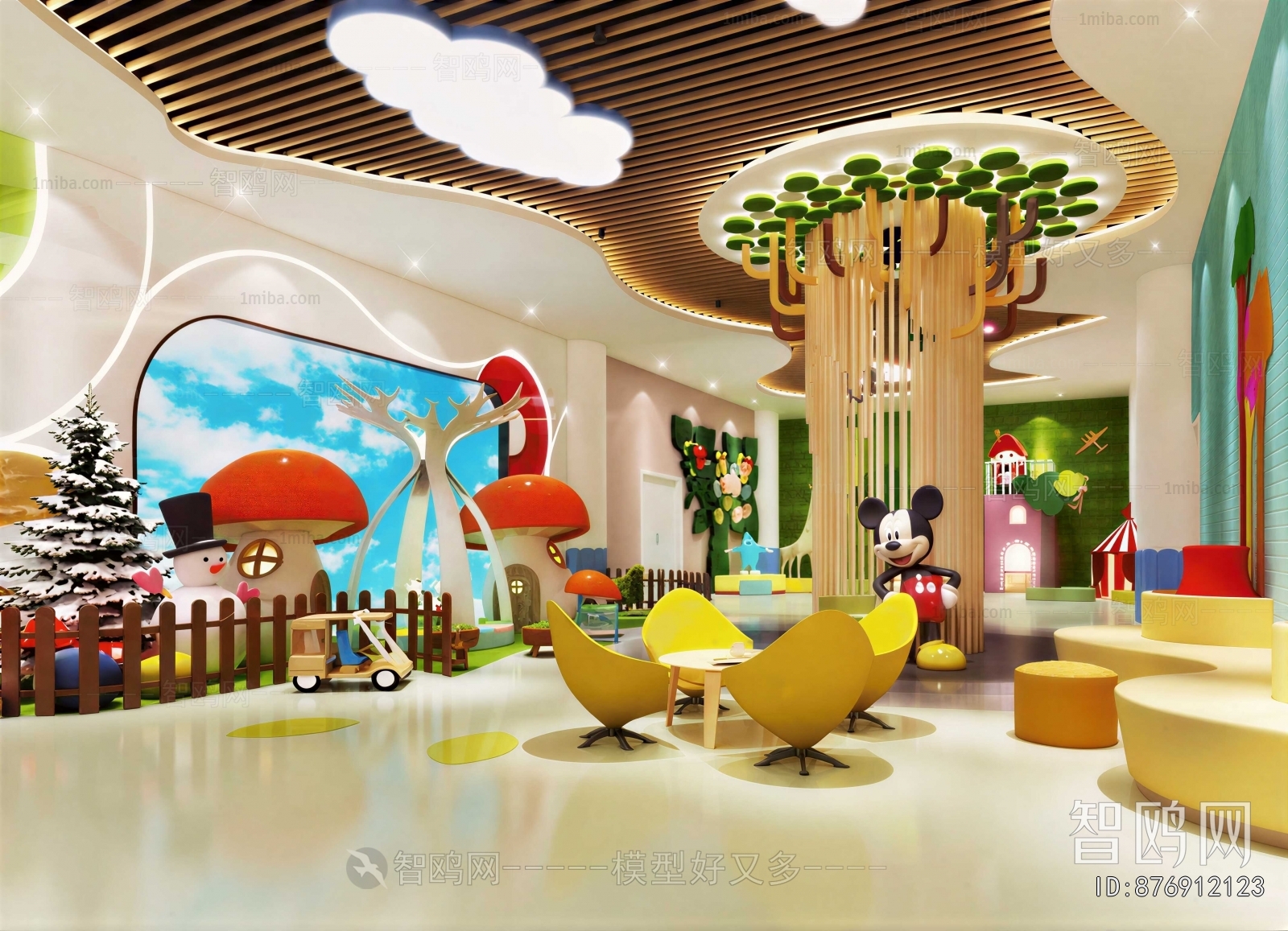 Modern Children's Playroom