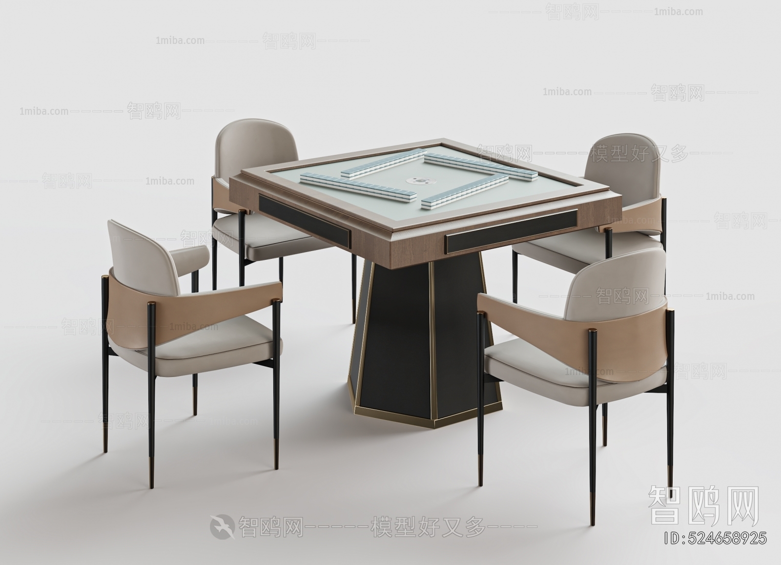 Modern Mahjong Tables And Chairs