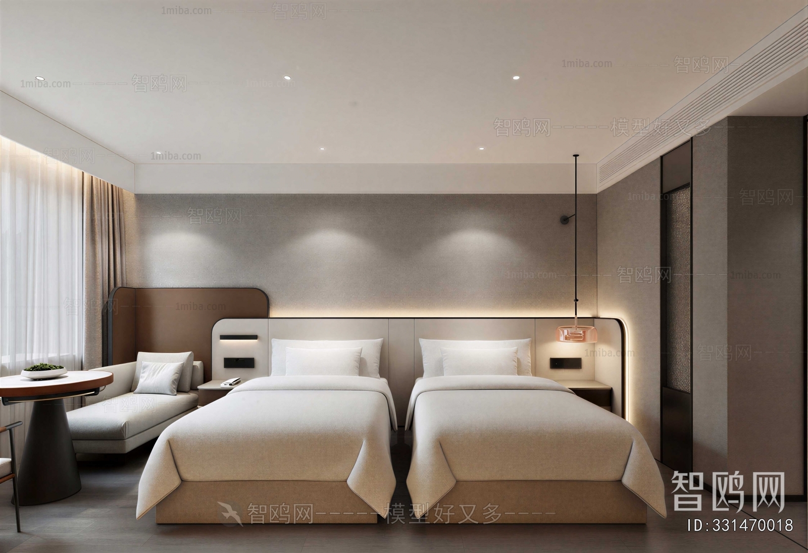 Modern Guest Room