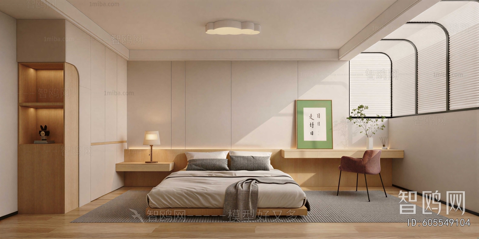 Wabi-sabi Style Bedroom