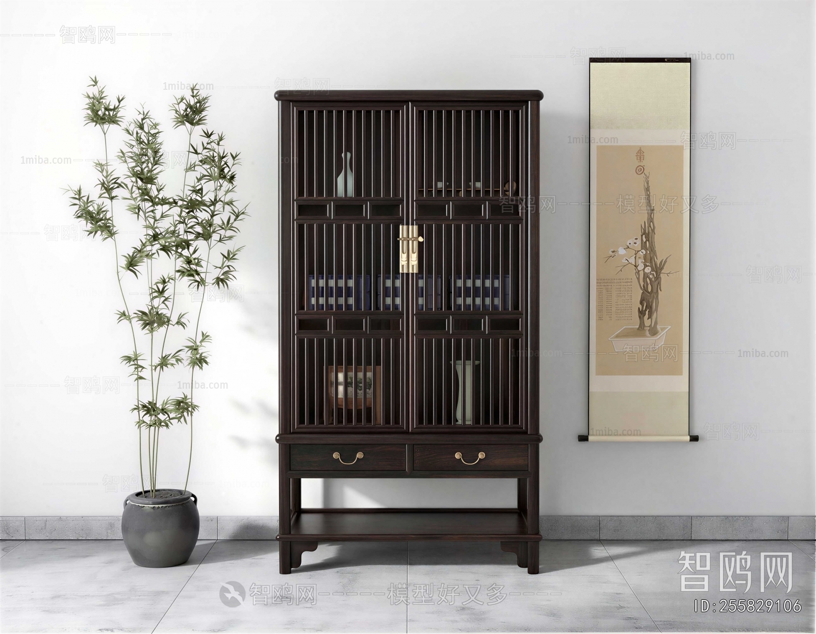 Chinese Style Antique Rack