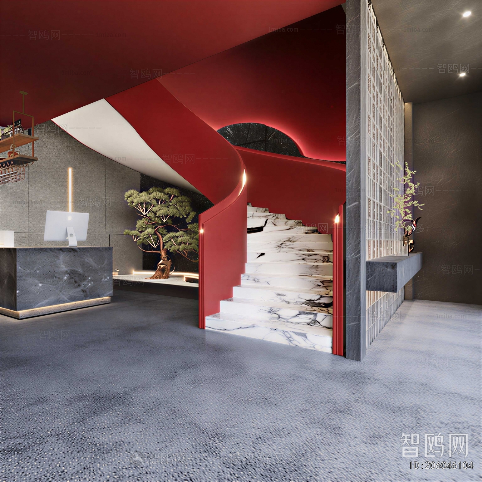 Modern Office Stairwell