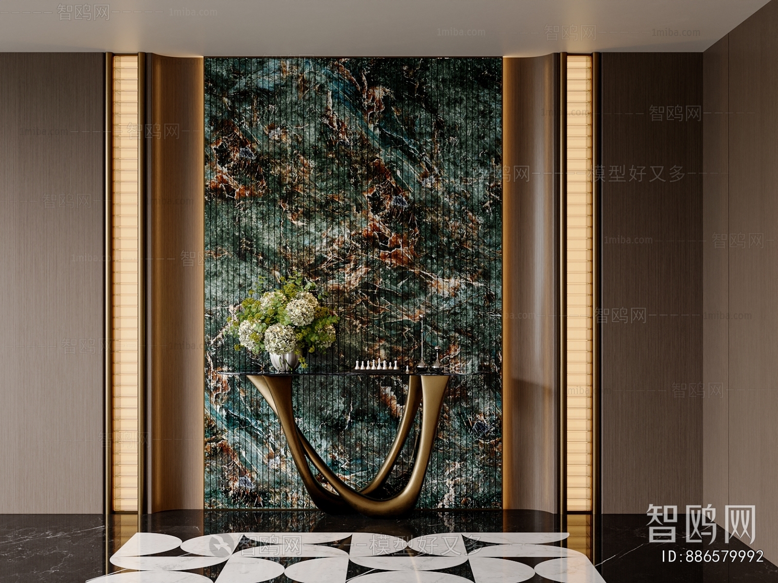 Modern Entrance Cabinet