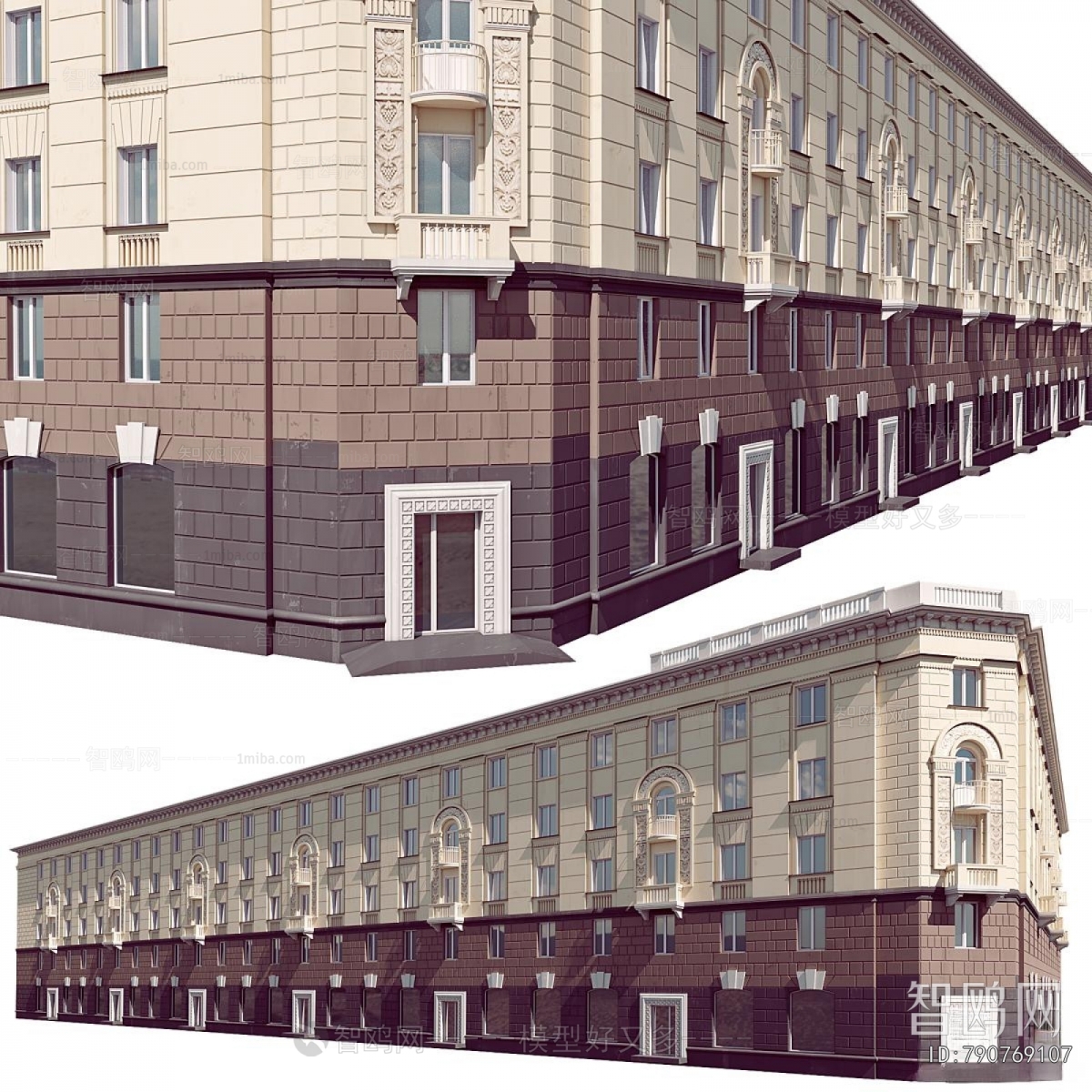 European Style Building Appearance