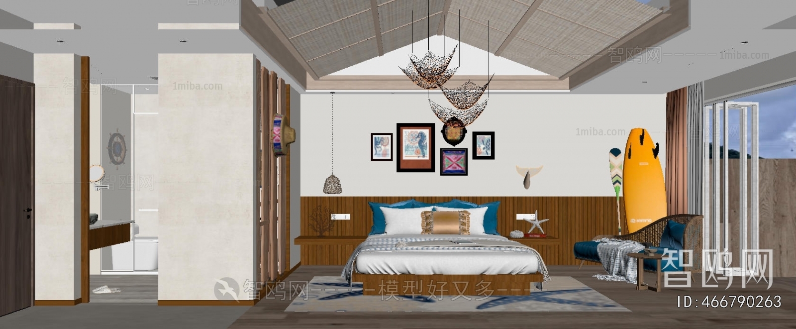 Modern Guest Room