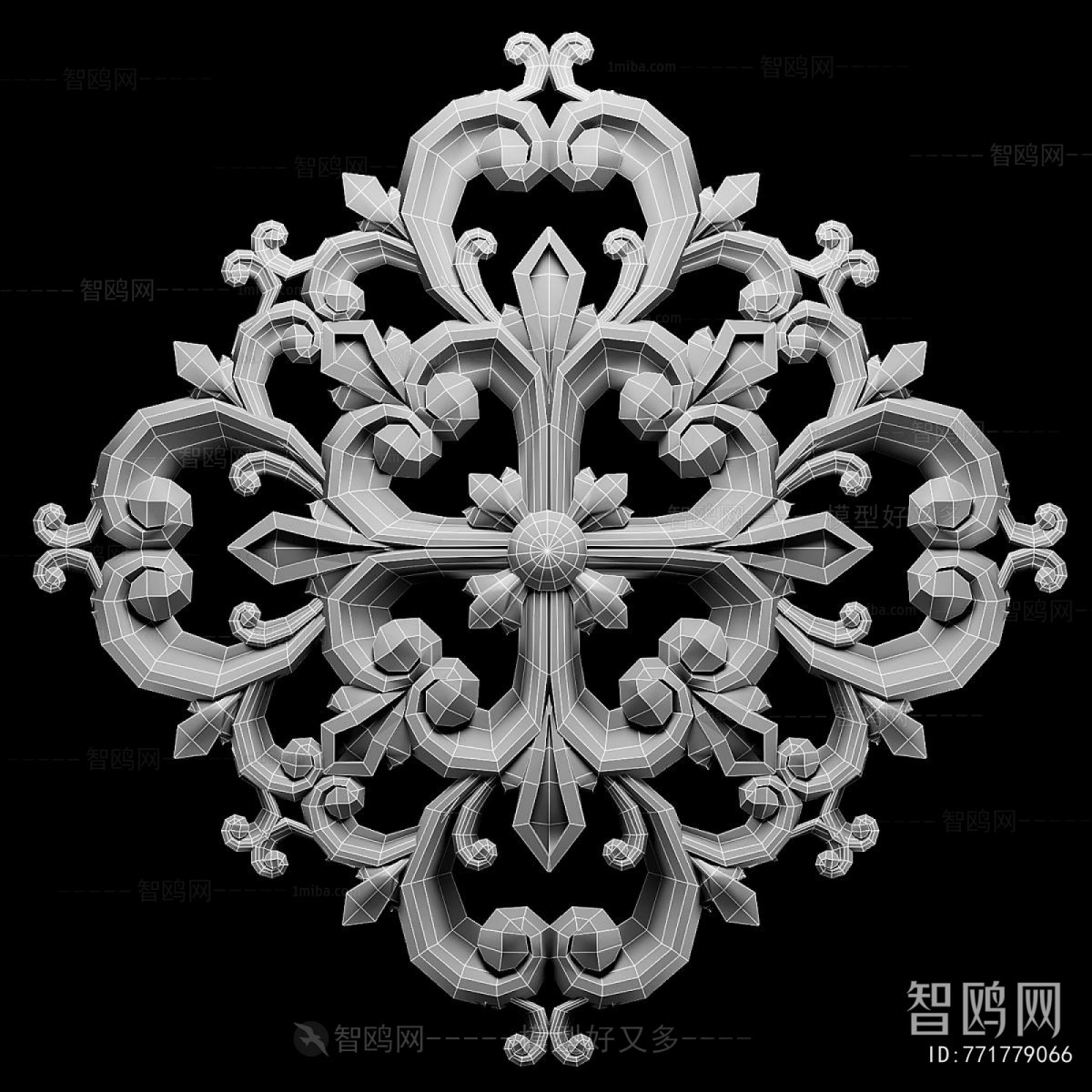 Simple European Style Carving
