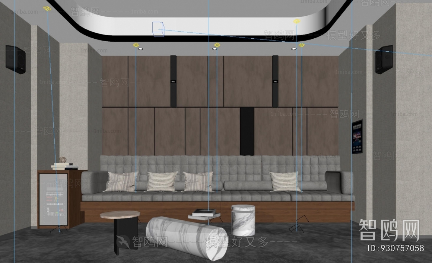 Modern Multi Person Sofa