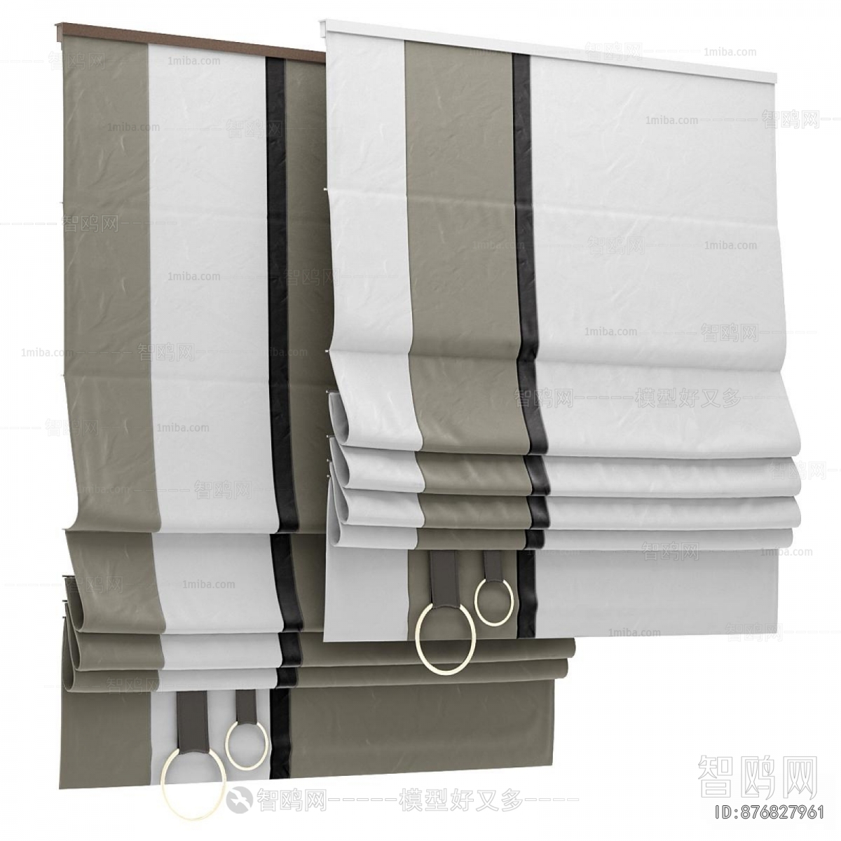 Modern Roman Curtain