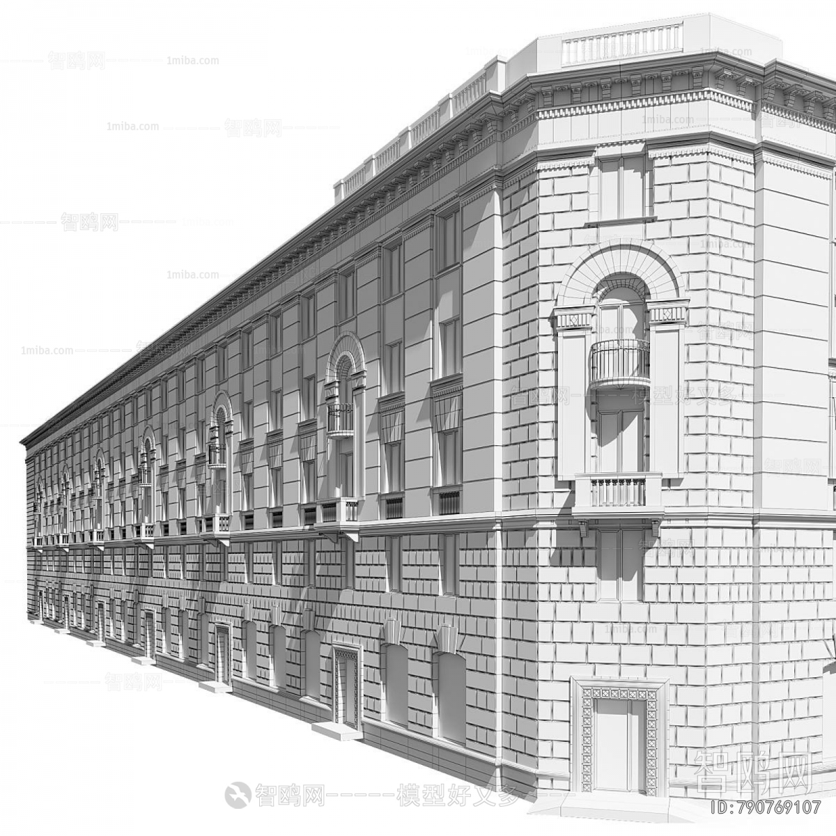 European Style Building Appearance