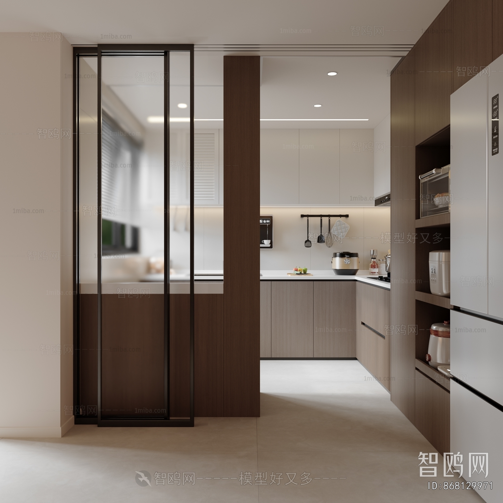 French Style Open Kitchen
