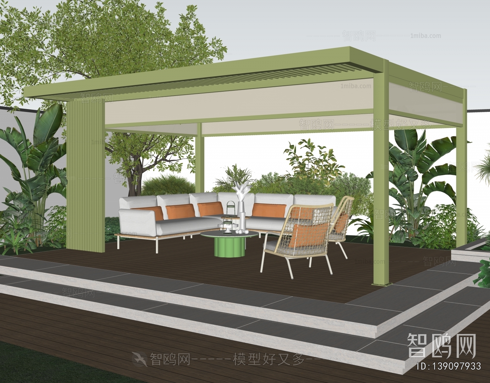 Modern Courtyard/landscape