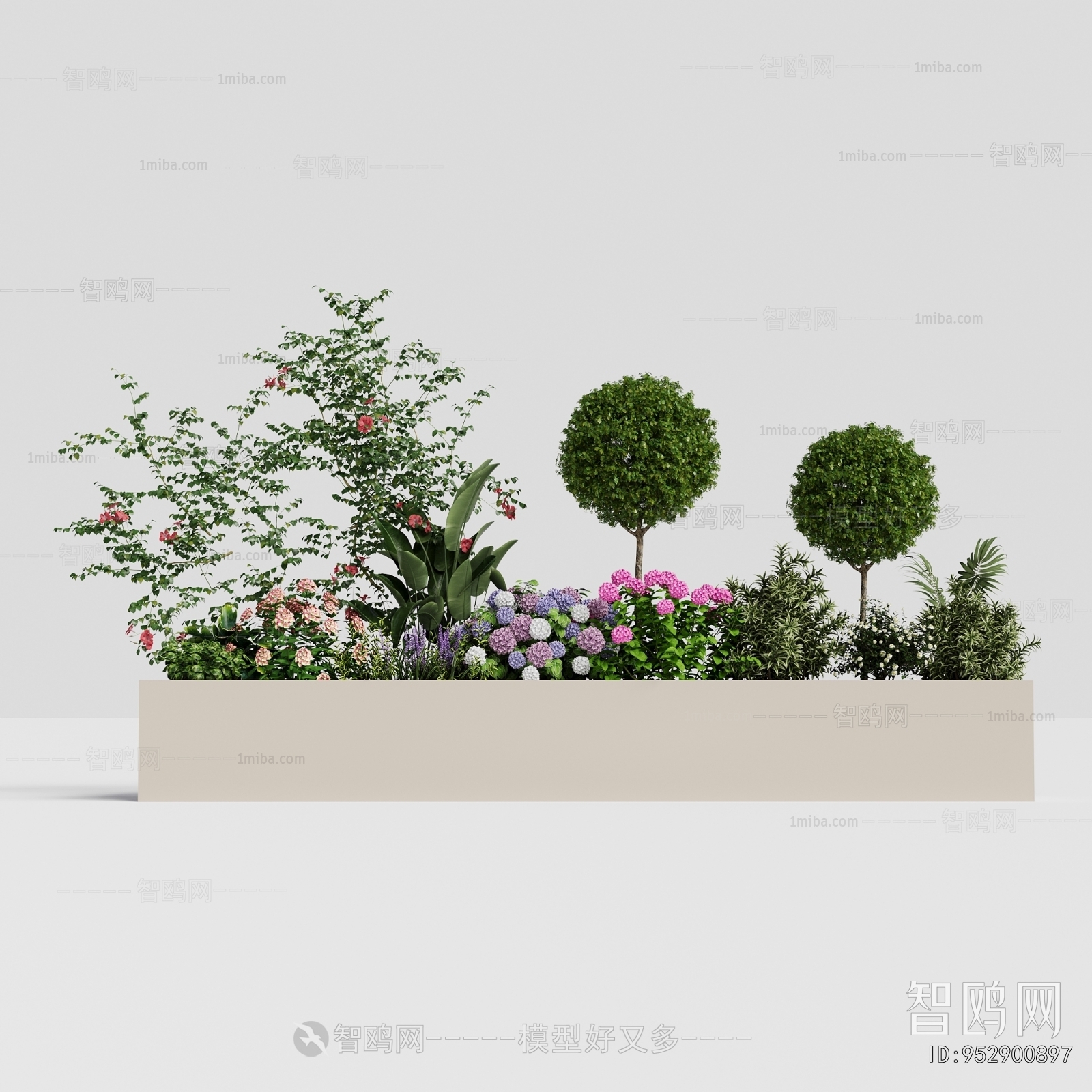 Modern Flower Bed, Flower Bowl, Flower Box