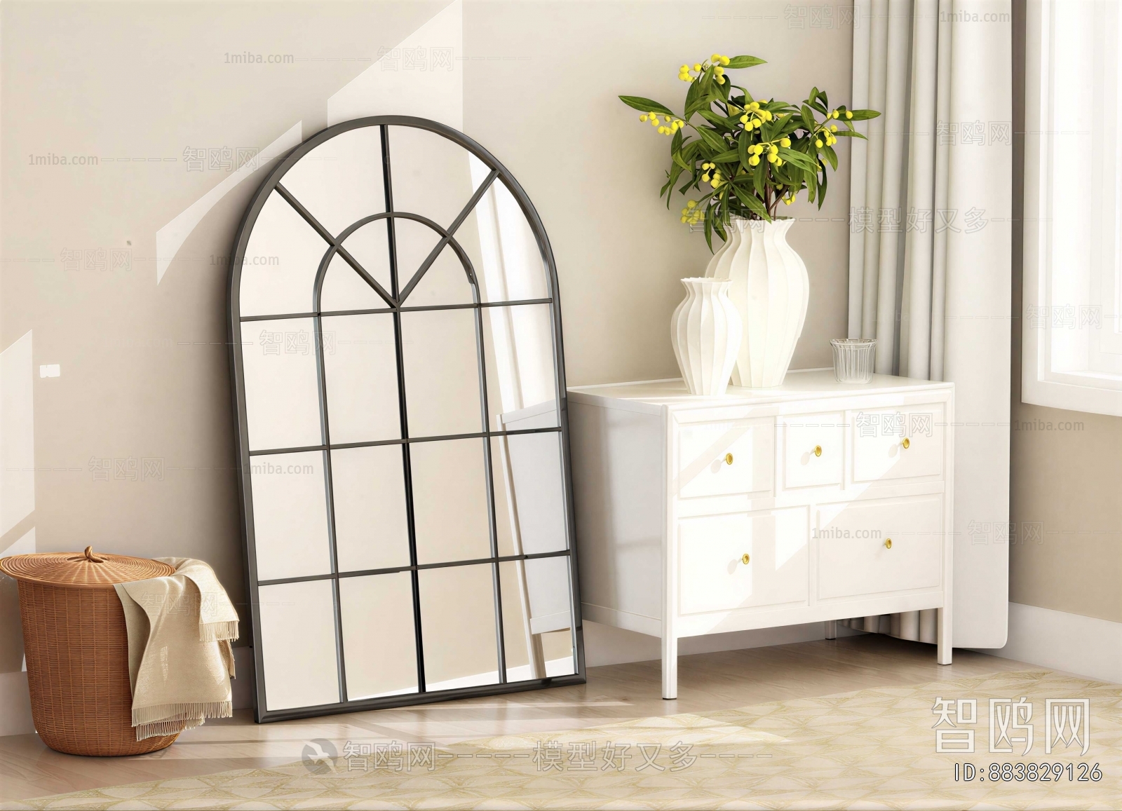 American Style Decorative Cabinet