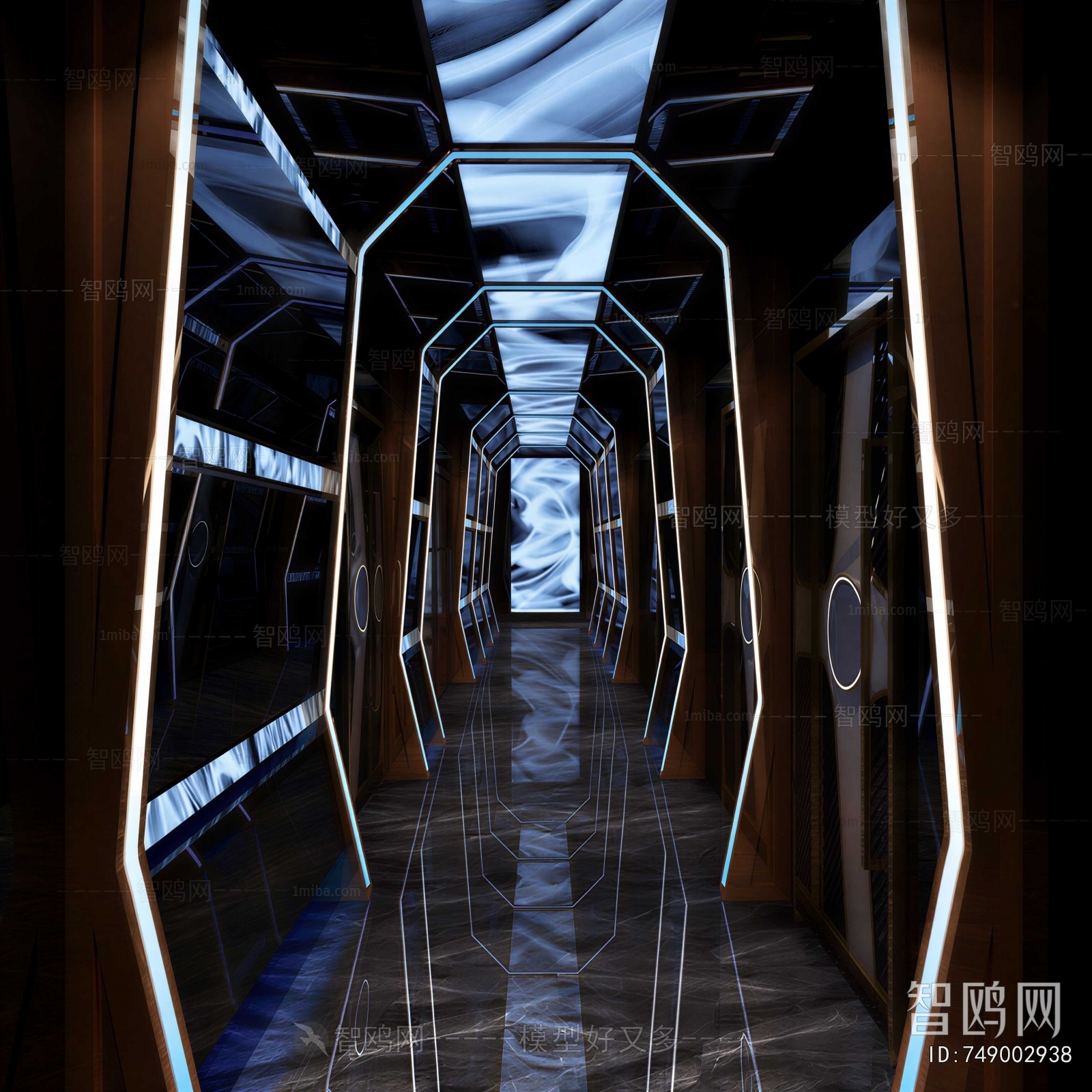 Modern Corridor Elevator Hall
