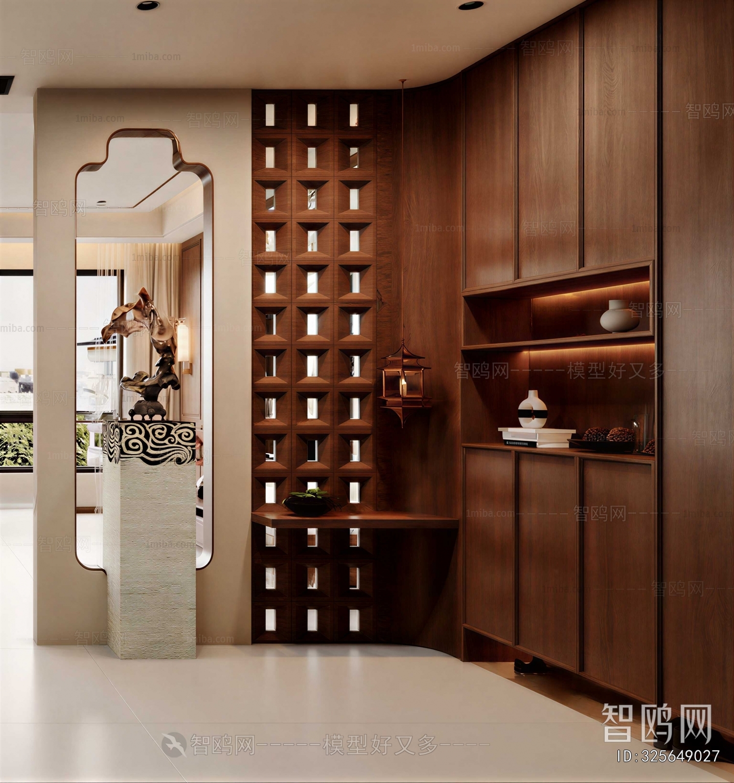New Chinese Style Hallway