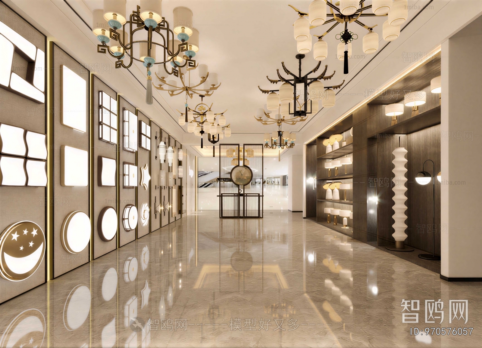 New Chinese Style Exhibition Hall