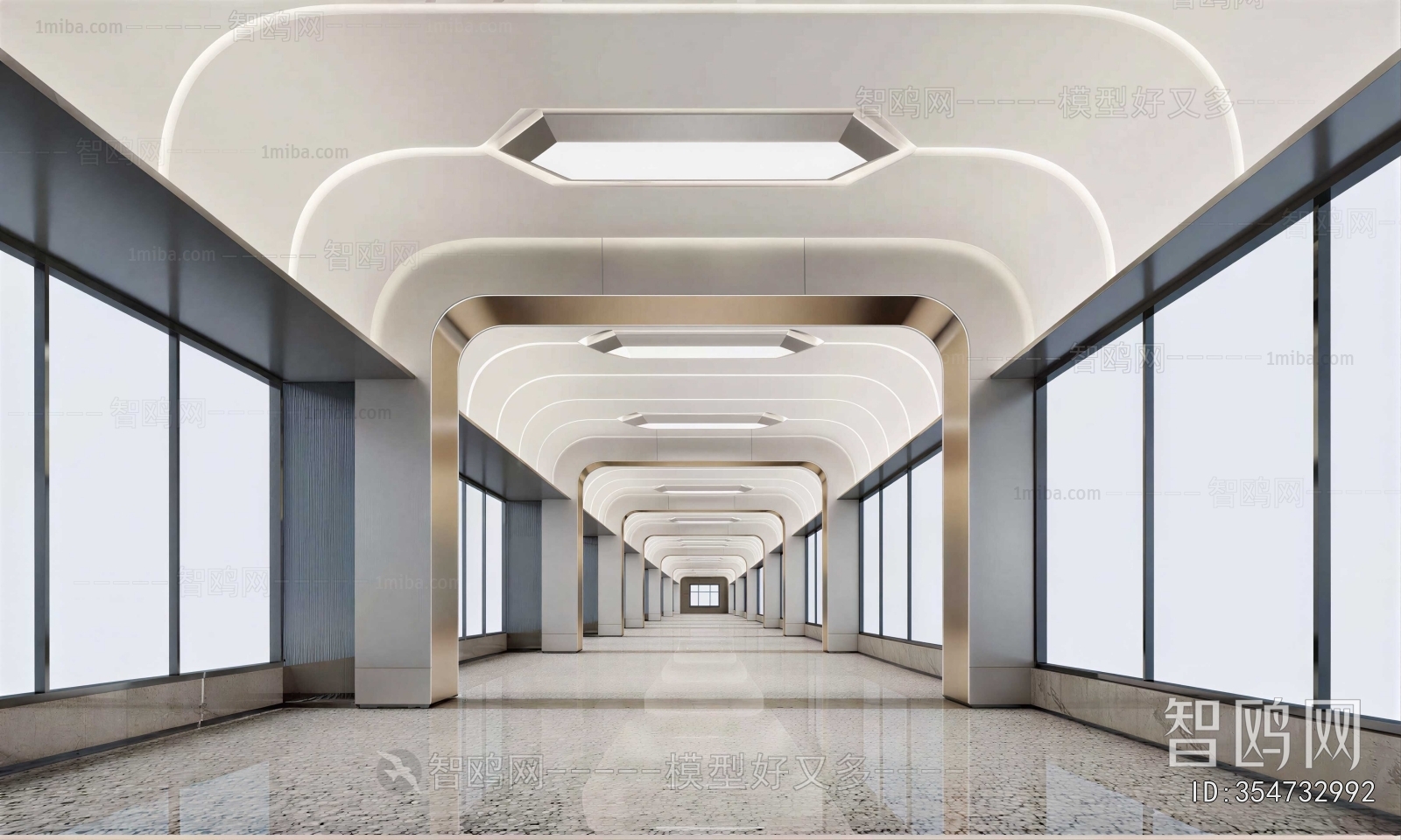 Modern Corridor/elevator Hall