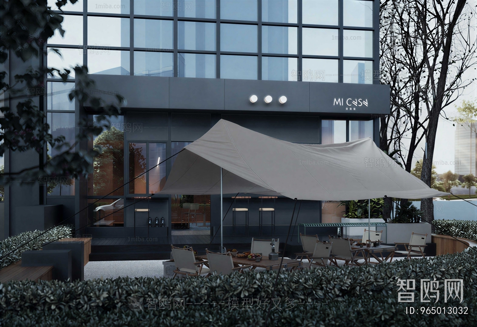 Modern Appearance Of Commercial Building