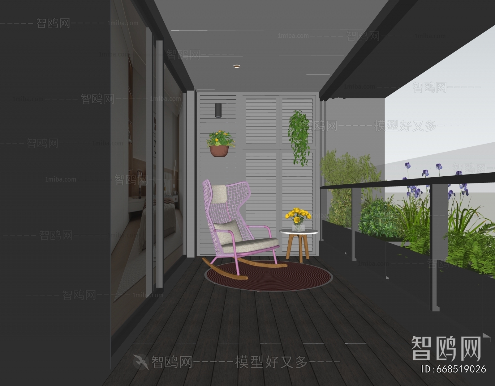 Modern Leisure Balcony
