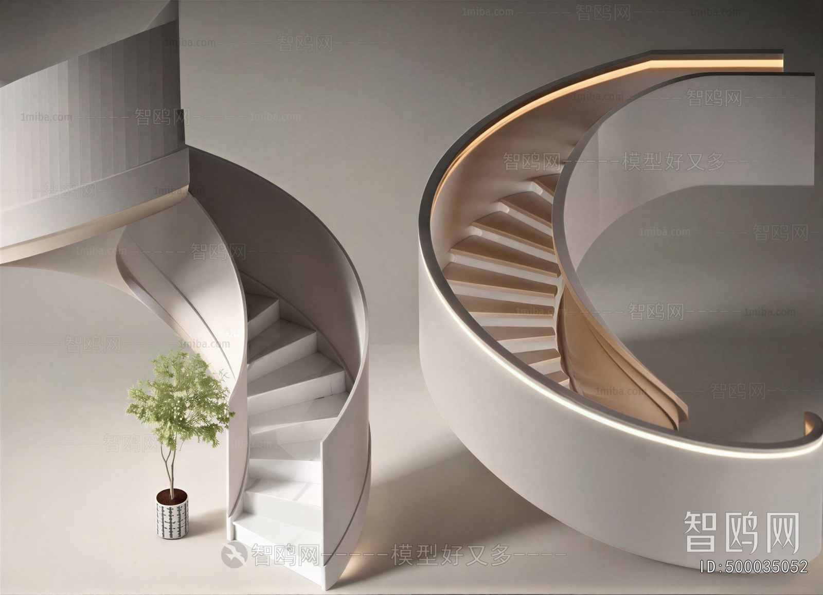 Modern Rotating Staircase