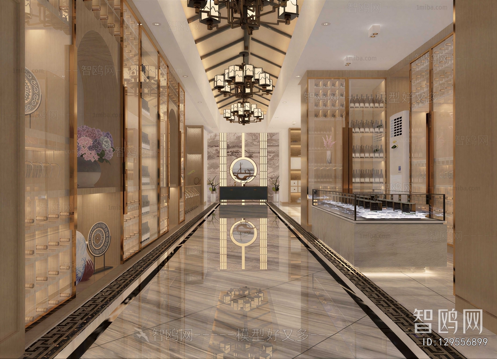 New Chinese Style Corridor/elevator Hall