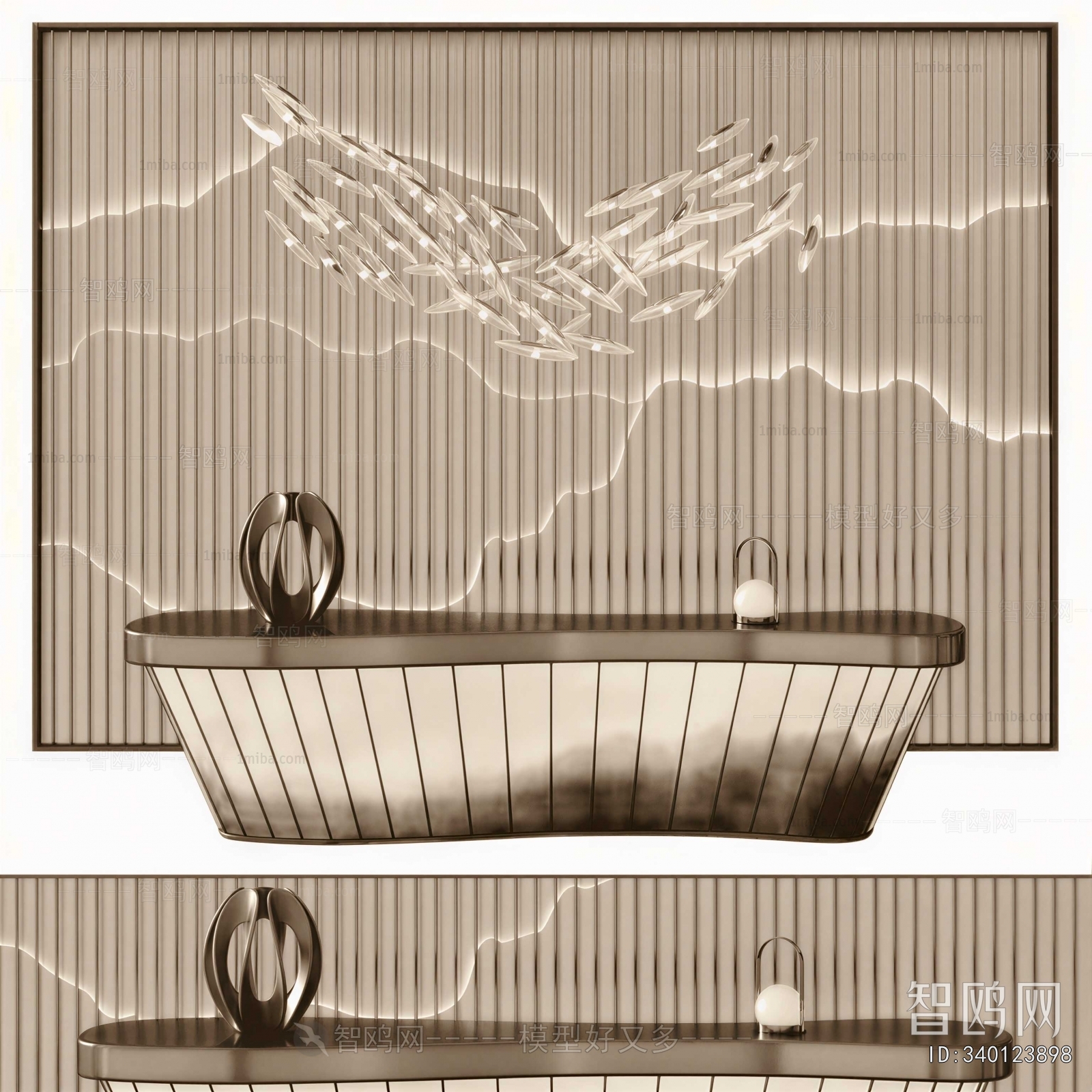 New Chinese Style Counter Bar