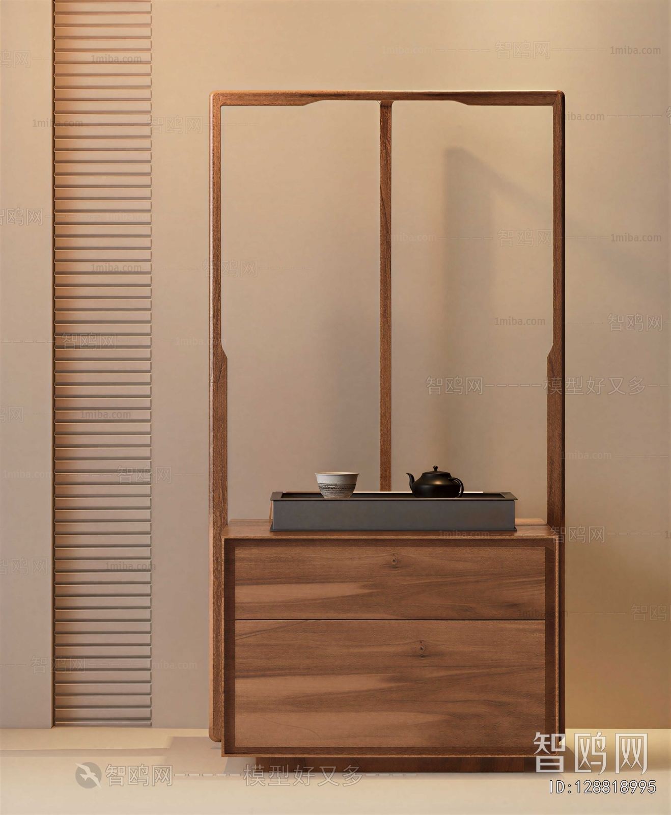 New Chinese Style Side Cabinet