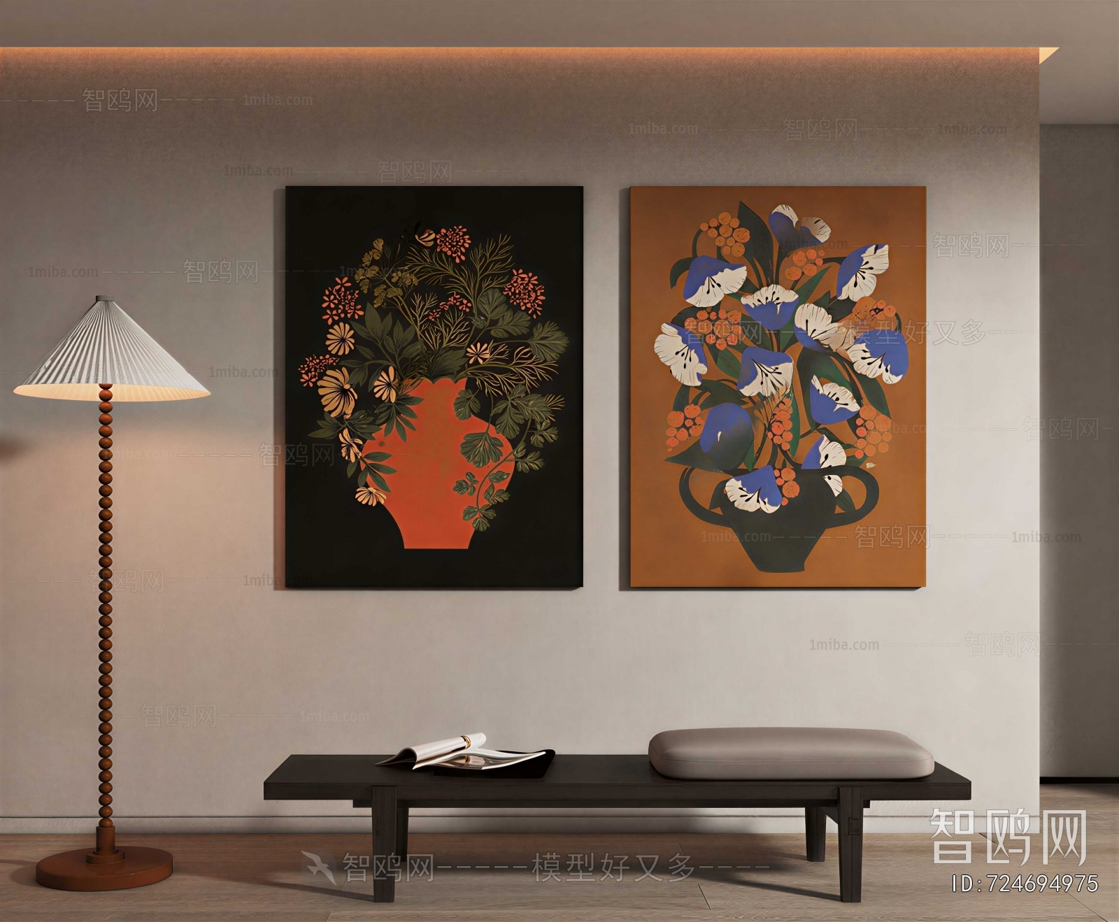 Retro Style Painting