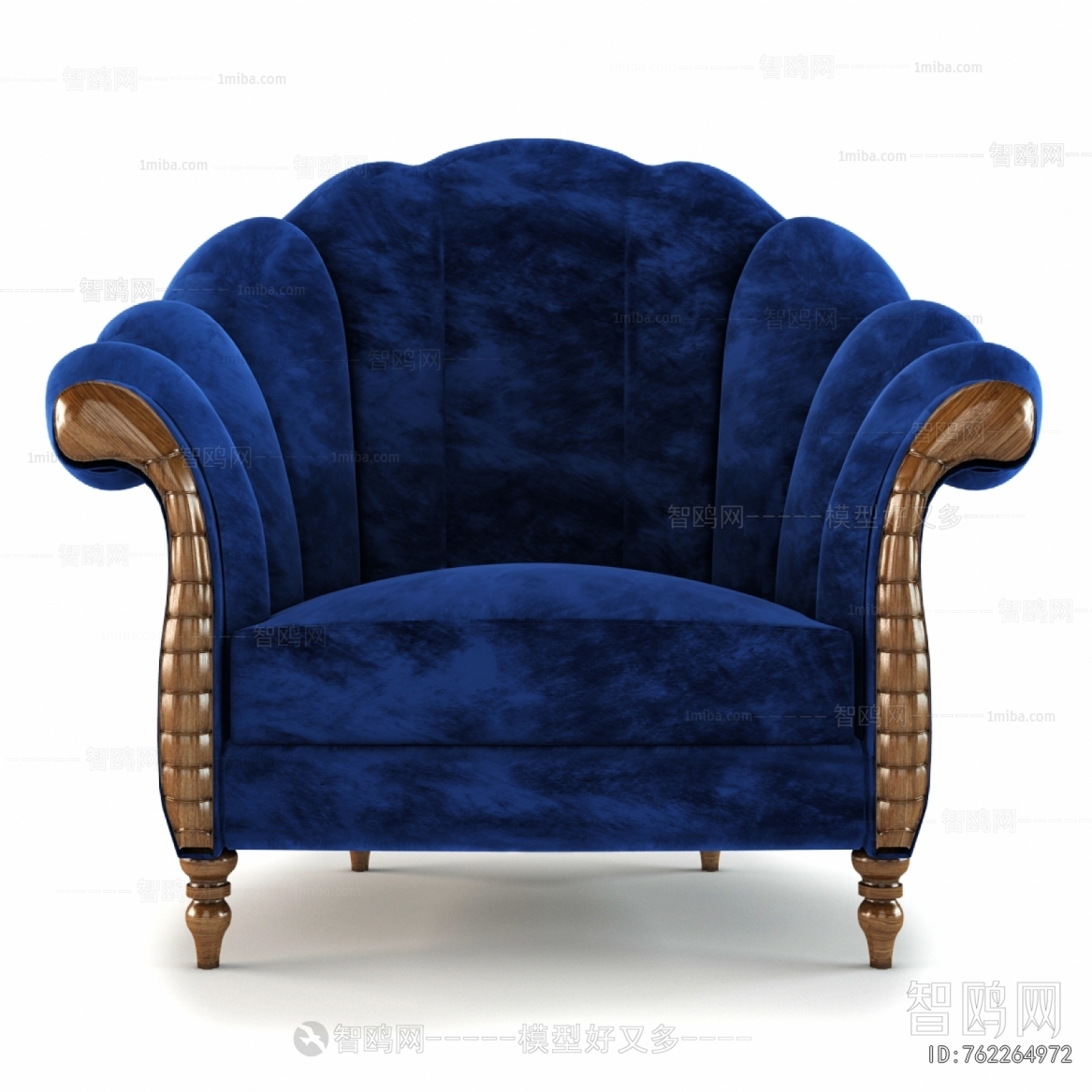 French Style Single Sofa