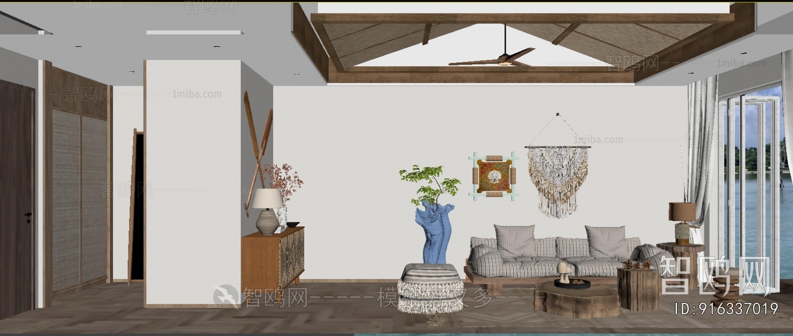Modern Guest Room