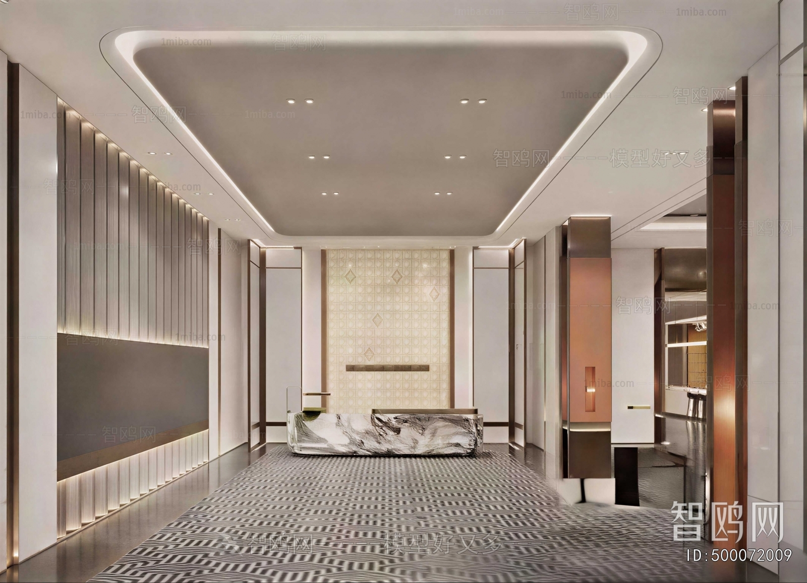 Modern Office Reception Desk