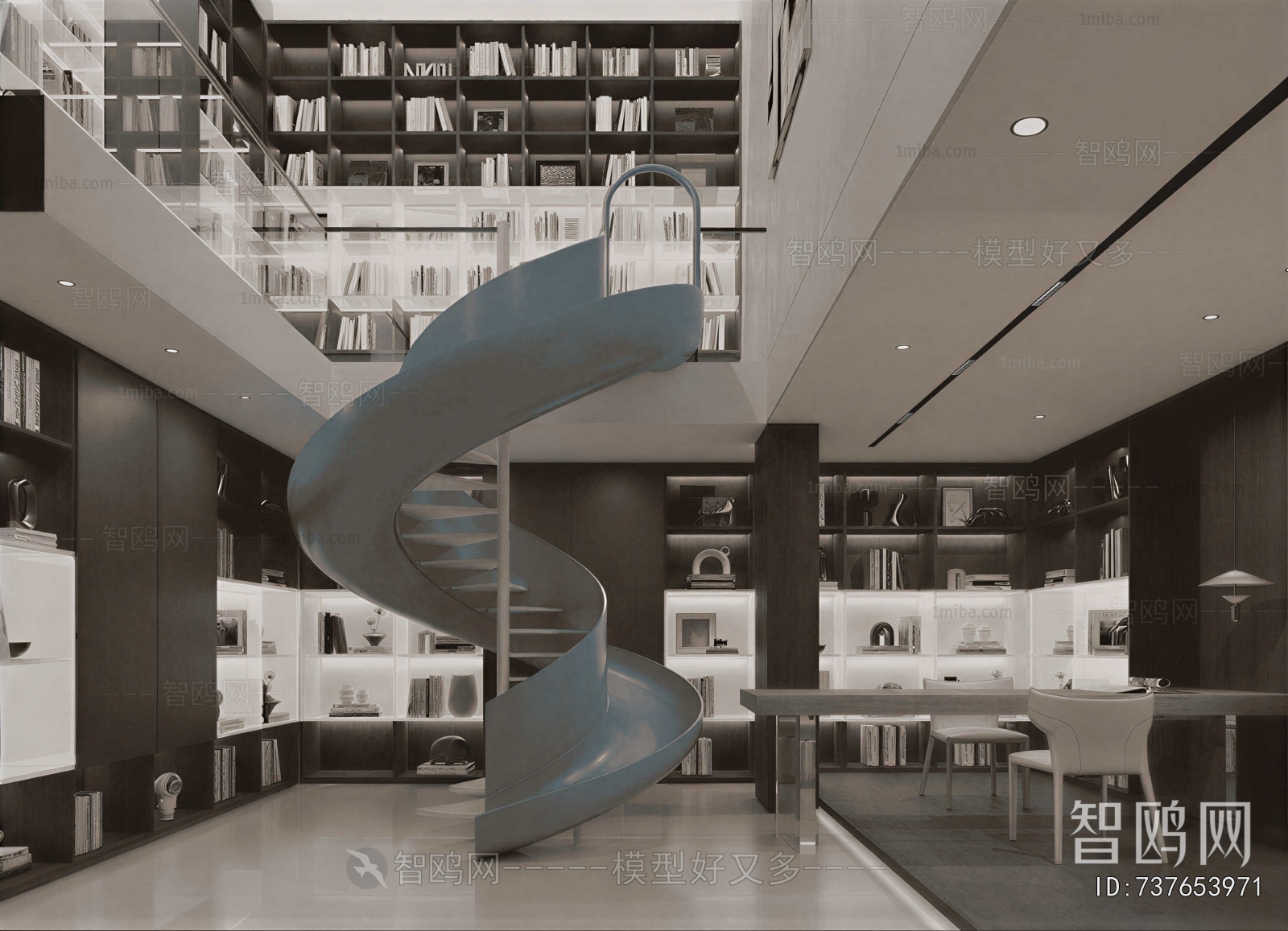 Modern Office Reception Desk
