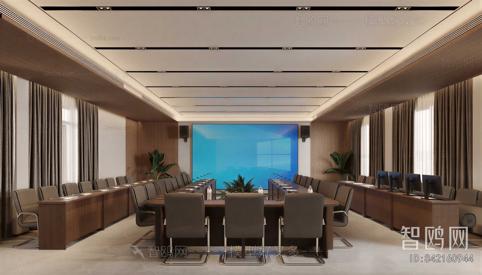 New Chinese Style Meeting Room