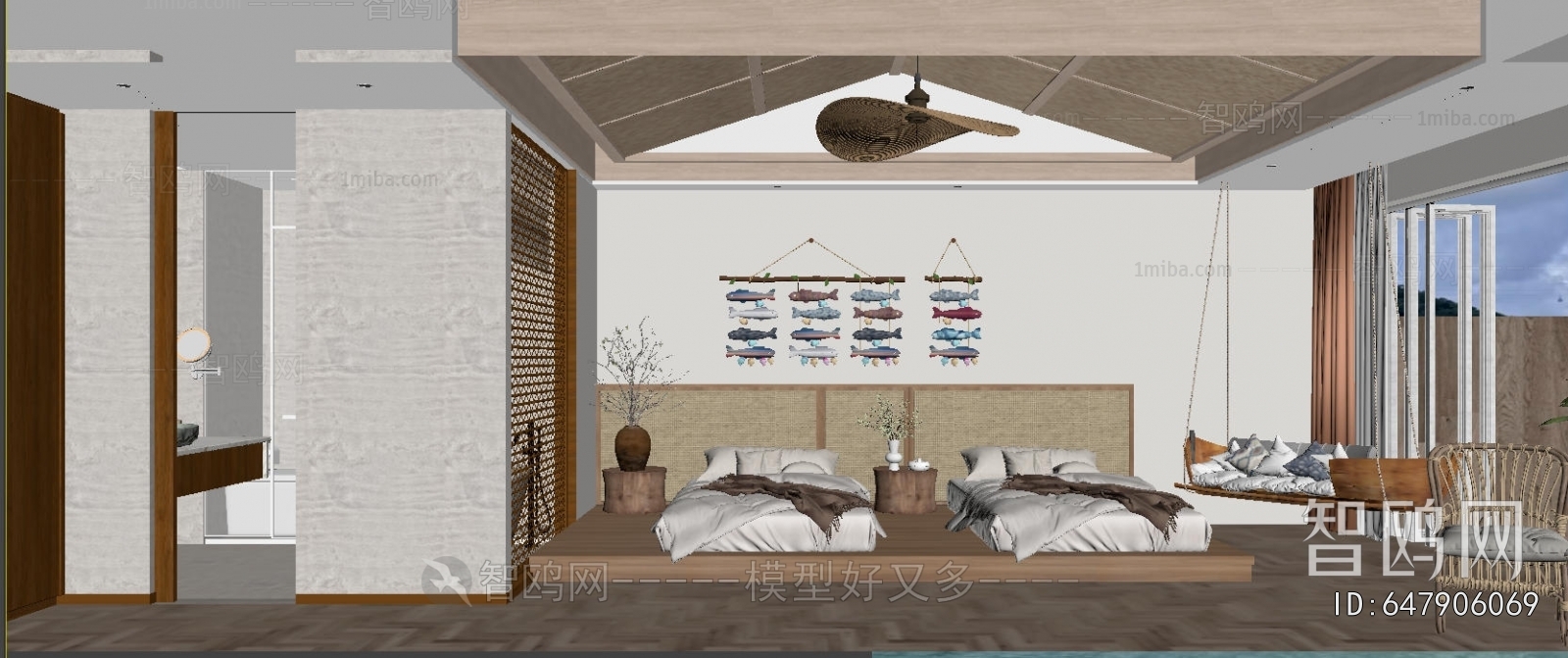 Modern Guest Room