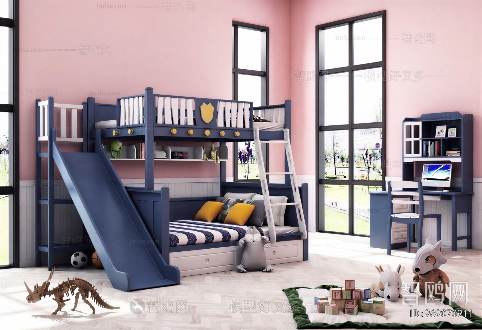 Modern Boy's Room And Son's Room