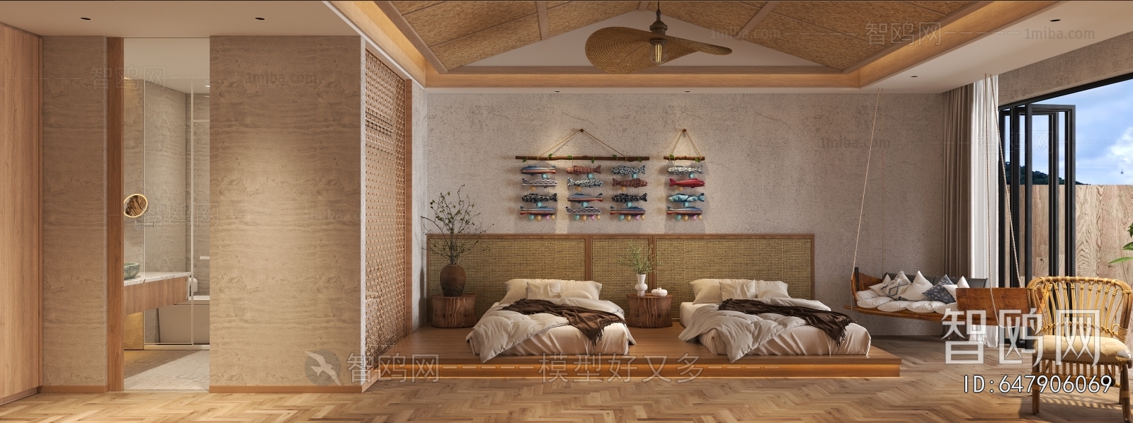 Modern Guest Room