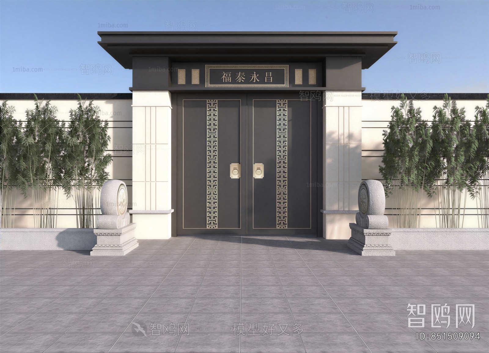 New Chinese Style Gate